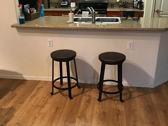 New Hardwood Floors, Open Kitchen