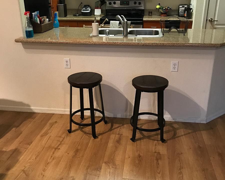 New Hardwood Floors, Open Kitchen