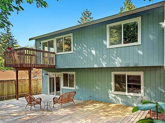 Back side of property