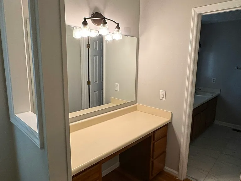 Master bath vanity area
