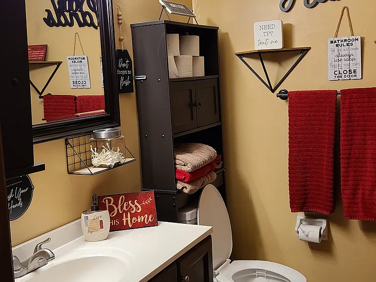 Guest 2 & 3 Full Bath with Spa Shower.