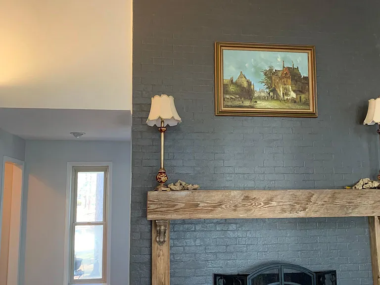 living room fireplace
