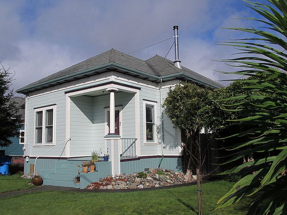 Front view from SW corner