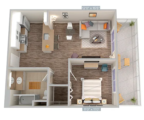 Floor plan A2-588