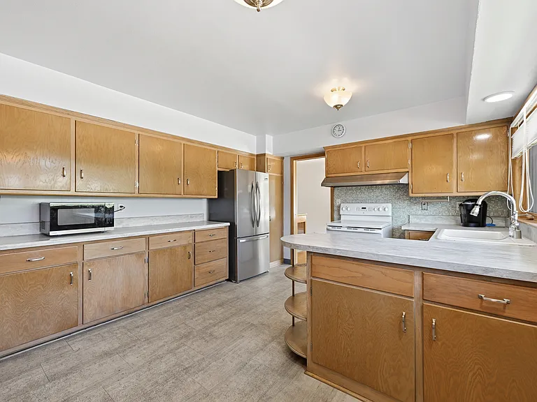 Kitchen with Ample Cabinets