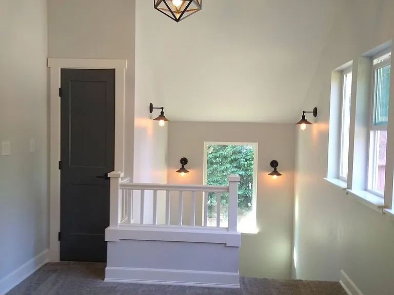 Upstairs living area and closet