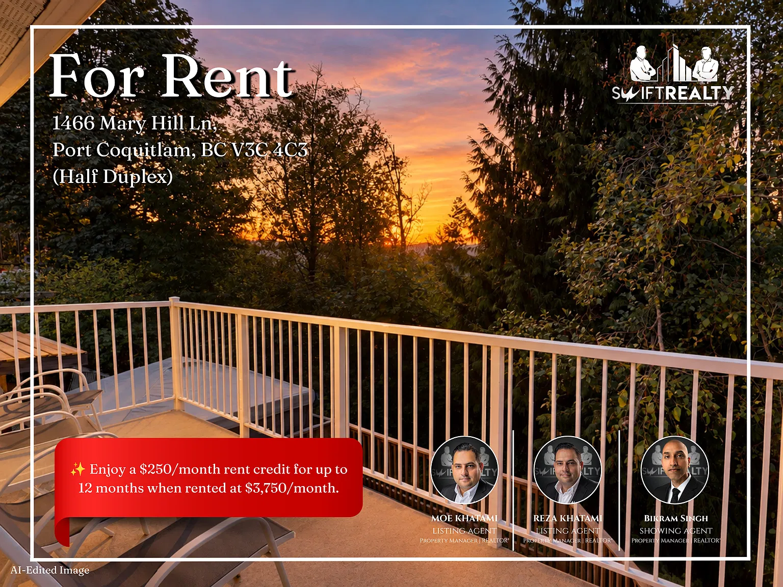 Well-maintained 3 Bed, 4 Half/Full Bath Half Duplex in Port Coquitlam! — Photo 1