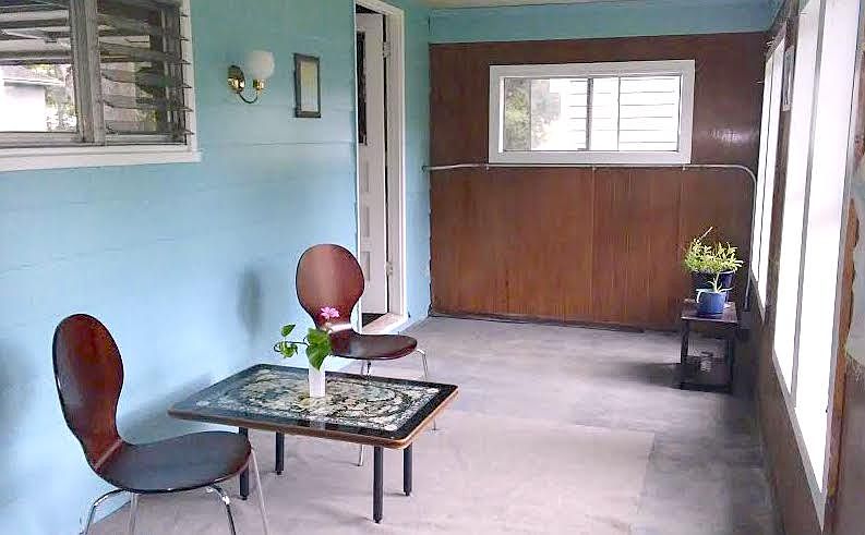 sun room (off main garage)