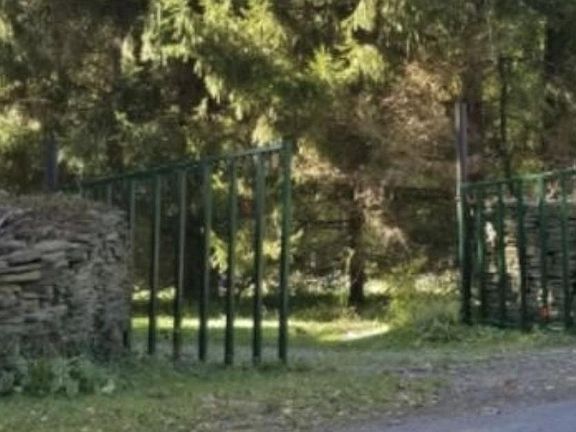 Front entry to the driveway