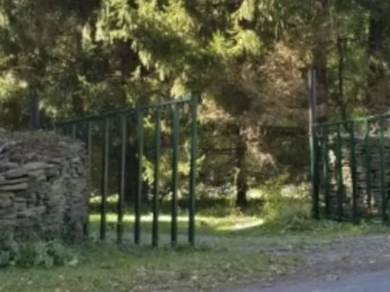 Front entry to the driveway