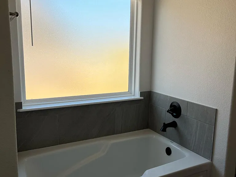 Primary bathroom.