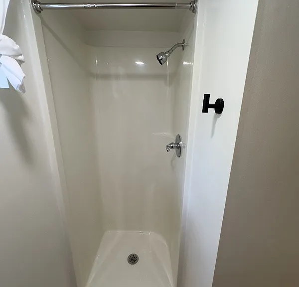 Downstairs shower