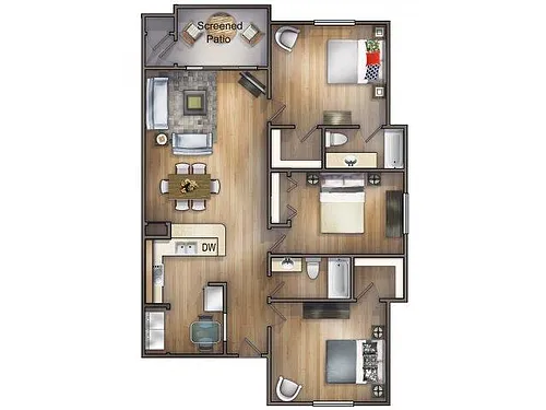 Floor plan Gran Canaria