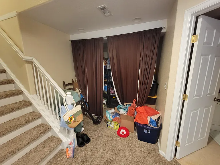 basement storage area
