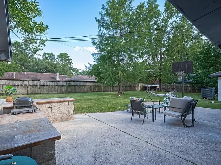Backyard view 1