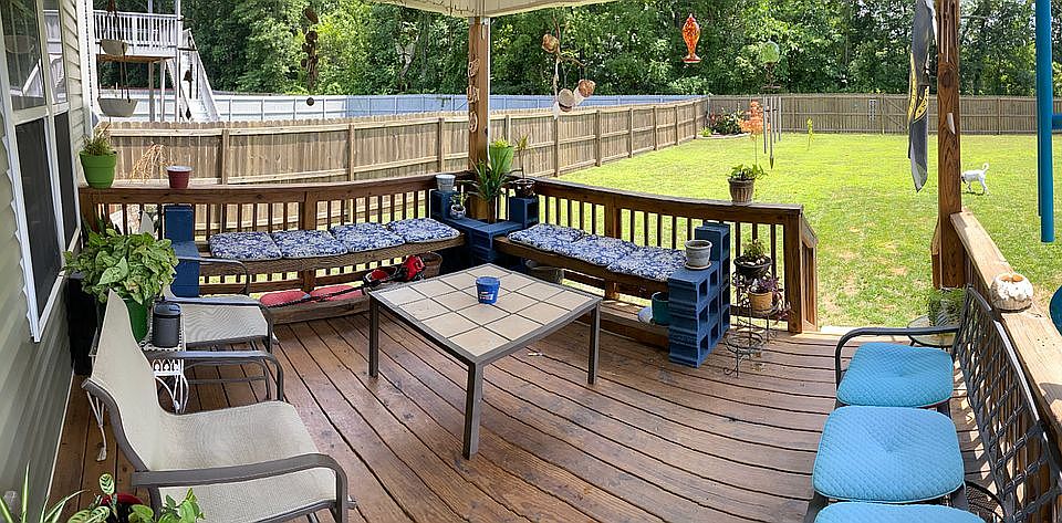 Back deck view 