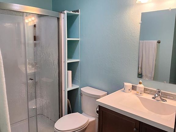 fresh upgrades to baths. Both have new toilets!