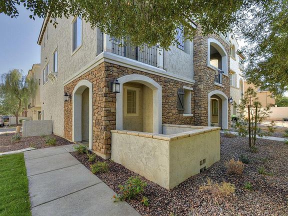 Front with private patio