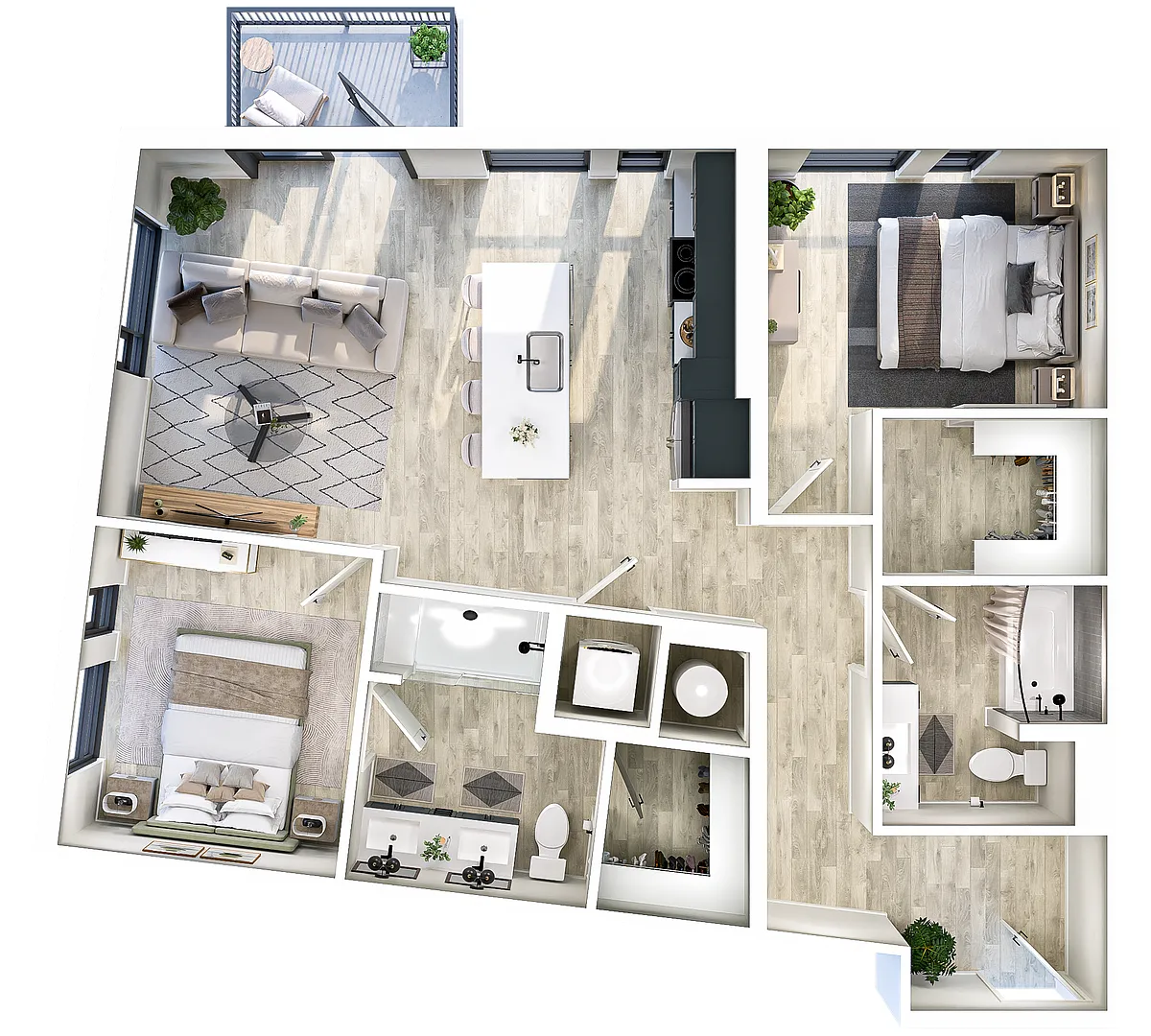 Floor plan B2