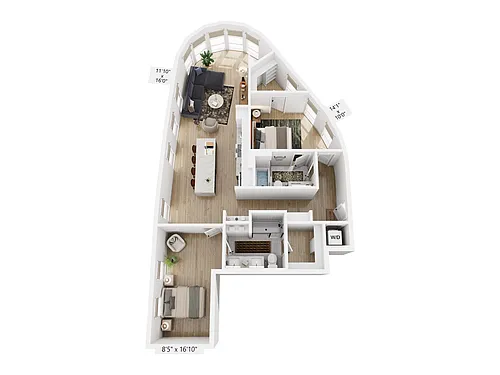Floor plan B8