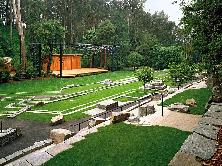 across the street from stern grove, where you can hear the summer concerts