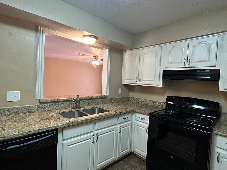 new appliances many cabinets for storage, pantry with many shelves