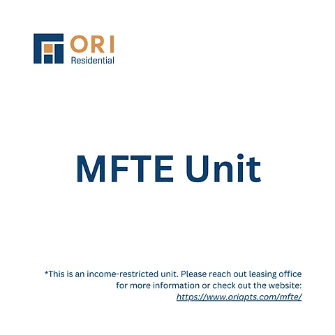 Floor plan Studio D MFTE APPLICANTS ONLY
