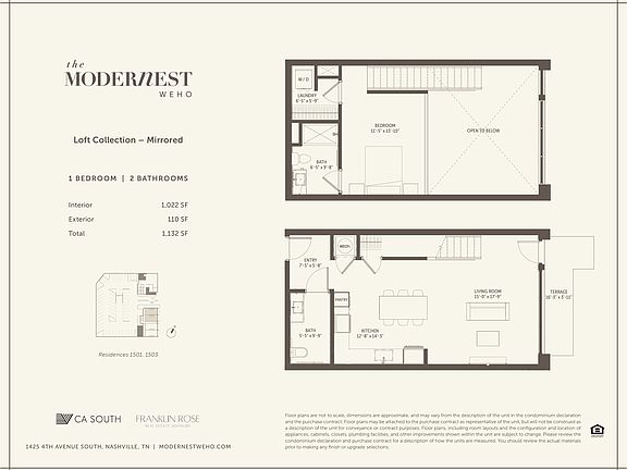 Modernest WeHo Loft Collection - Mirrored