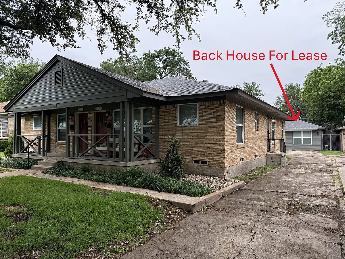The Back House is located here; all new concrete driveway has been done - 6338 Ravendale Ln