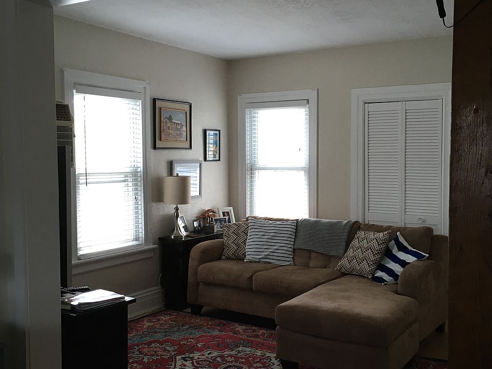 living room view from dining room