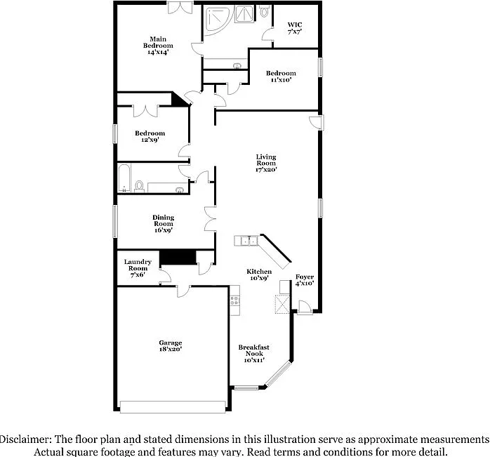 3 bed, 2.0 bath, 1818 sqft, $2,065 — Photo 2