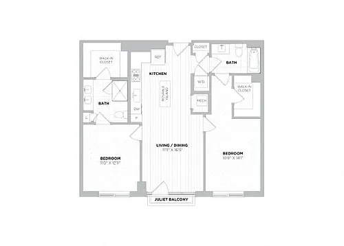 Floor plan Dylan 2A.3