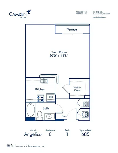 Floor plan Angelico