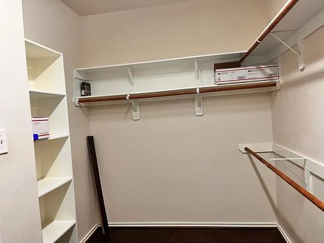 Master bedroom closet
