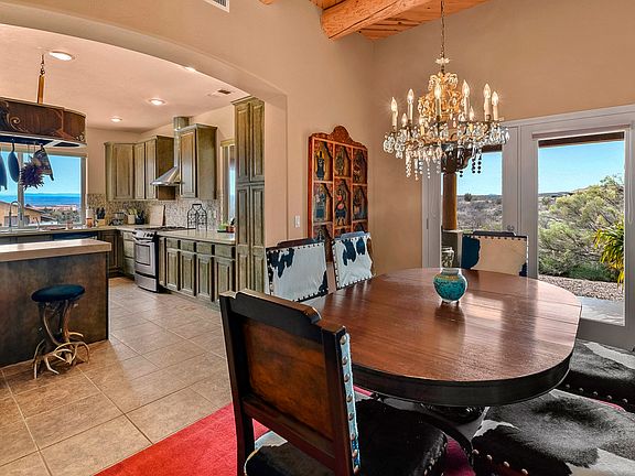 dining room looking into kitchen