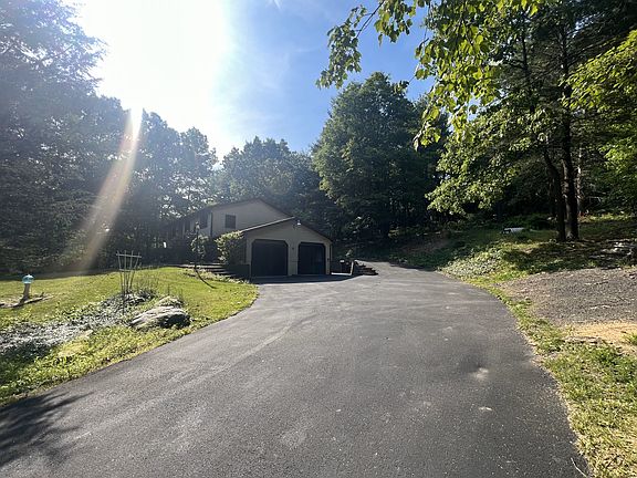 Driveway and garage