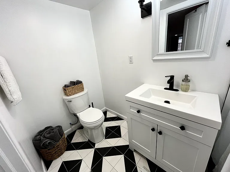 Ground level suite- bathroom