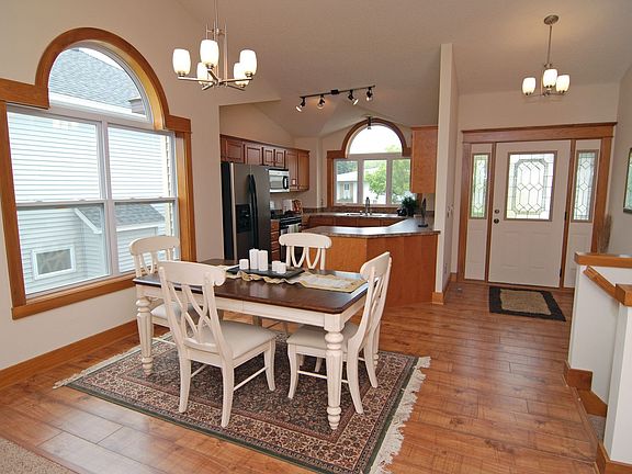 Gleaming hardwood floors.