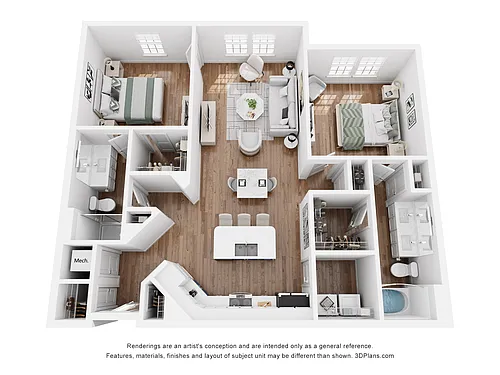 Floor plan Mozart