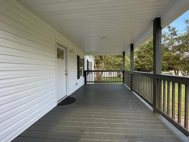 Welcoming and Spacious Front Porch