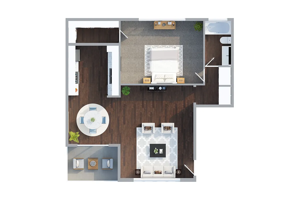 Floor plan Pico 2-Bedroom