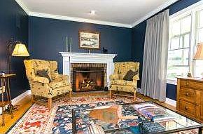 Living Room with Fireplace