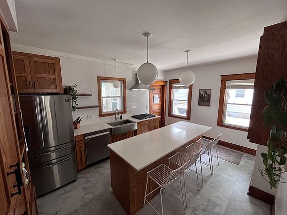 Kitchen, view from living room