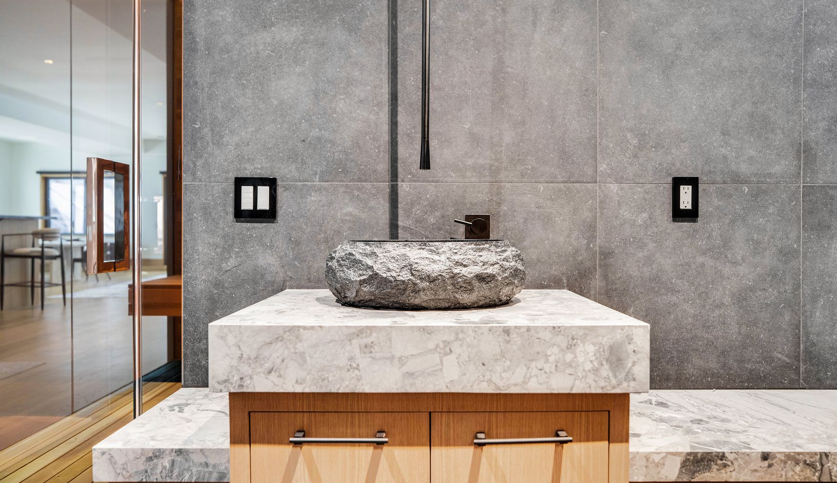  Spa Vanity & Ceiling hung faucet 