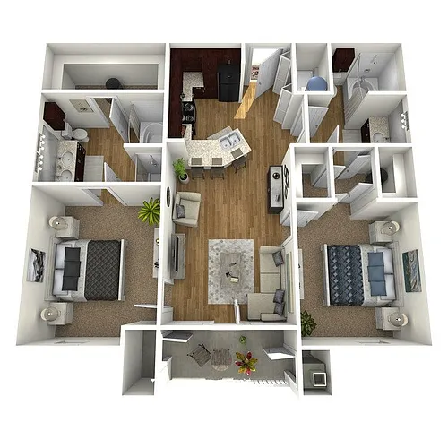 Floor plan 2-B1
