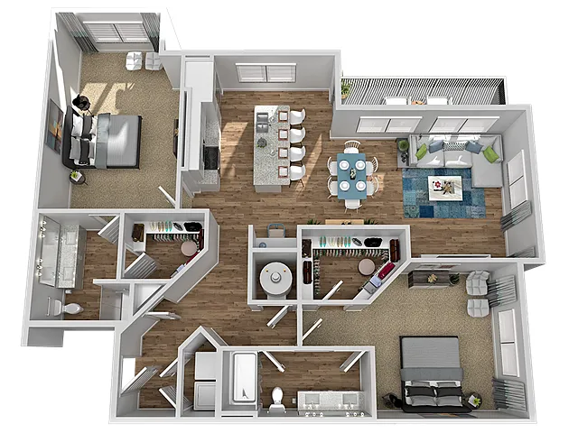 Floor plan B21