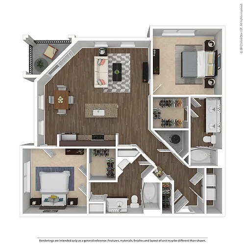 Floor plan Peacock