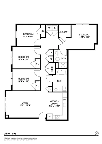 Floor plan 4A