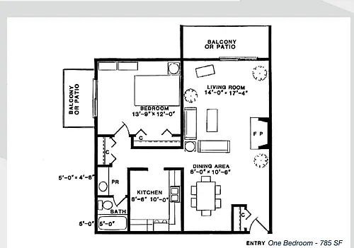 Floor plan Peck