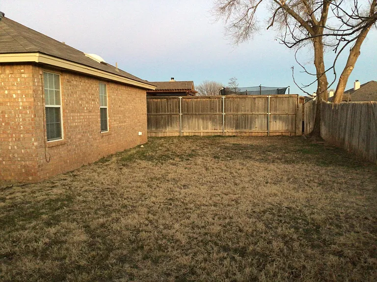 Backyard looking east